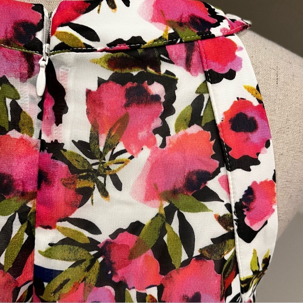 Betsy Johnson‎ a-line striped floral halter dress - Picture 8 of 15